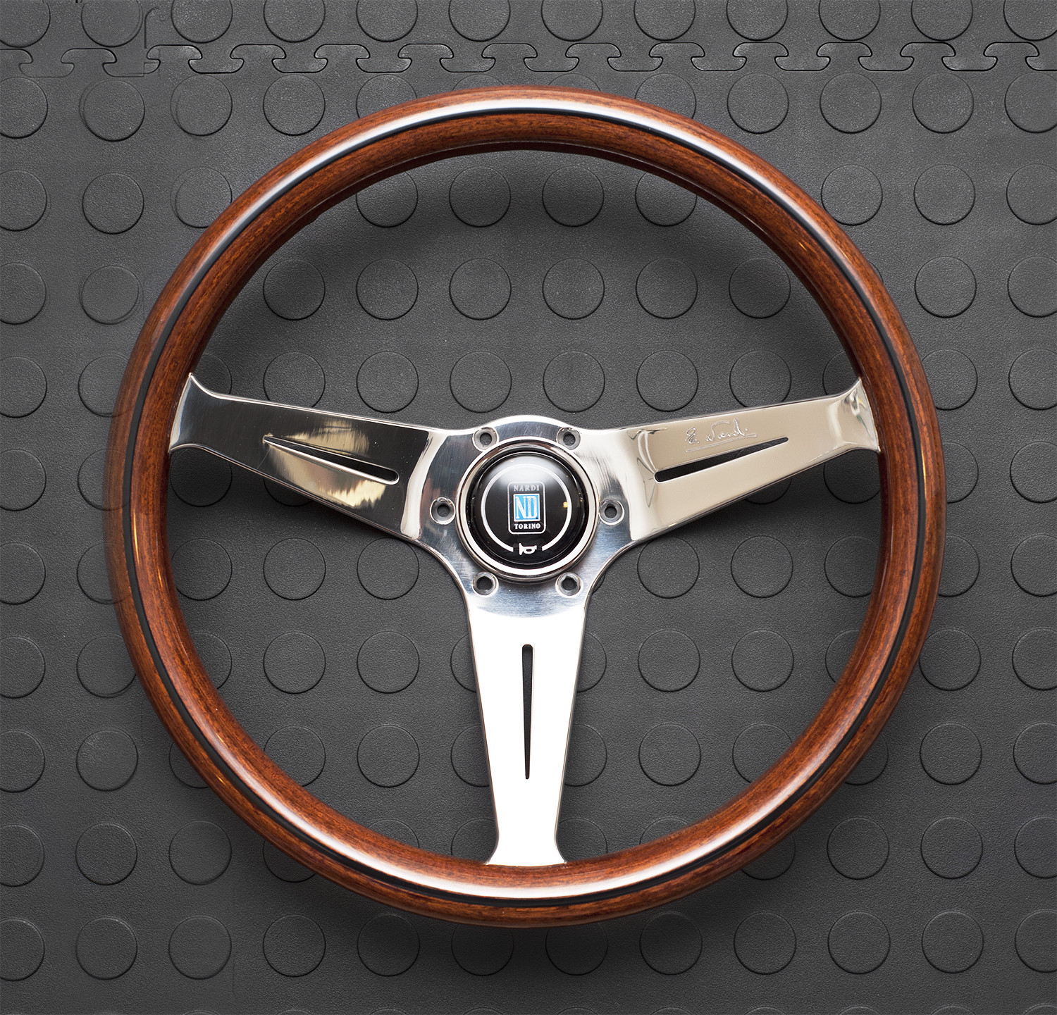 NARDI DEEP CORN 350 ステアリング Nardi Deep Corn 350mm Leather Wheel - Faction Motorsports