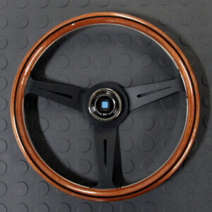 NARDI ステアリング 360 WOOD BLACK SPOKES N122 Nardi Classico Steering Wheel 360MM Wood With Black Spokes